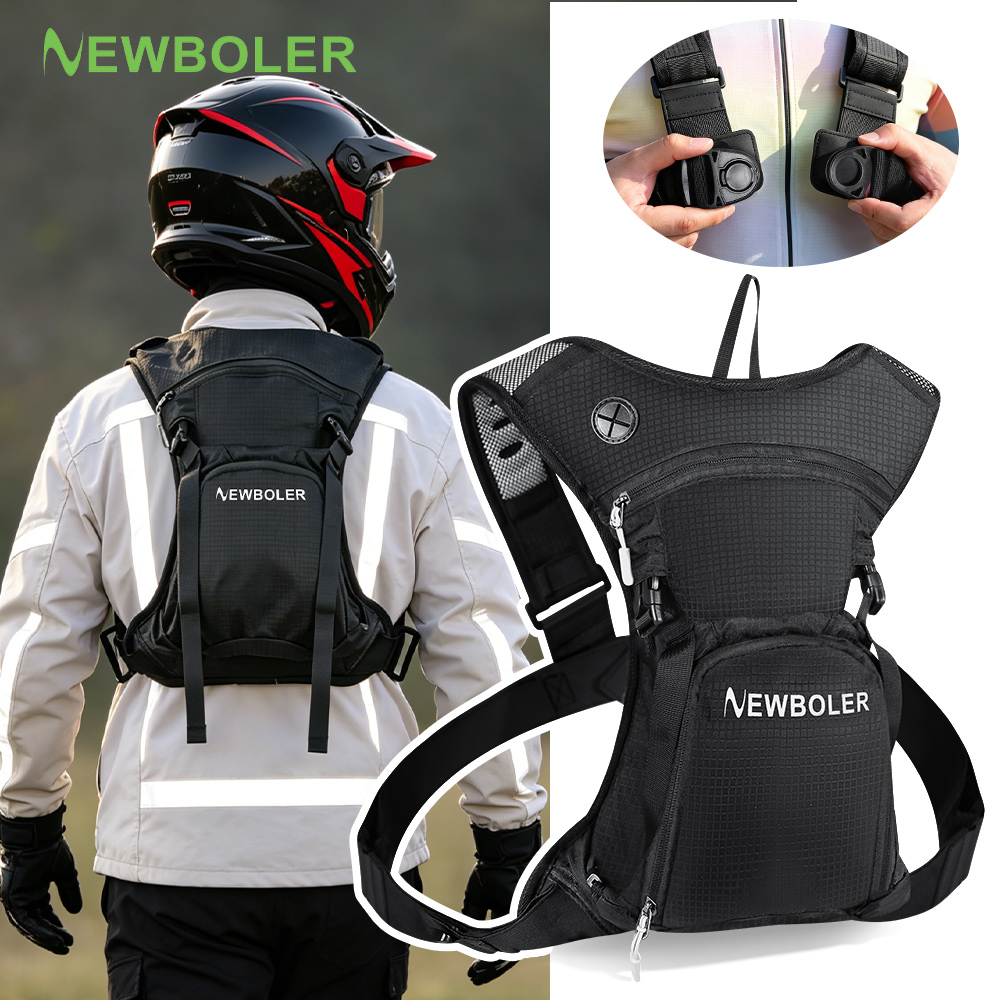Mountain Biking Backpack - NEWBOLER 8L Motorrad-Trinkrucksack MTB Offroad Motocross