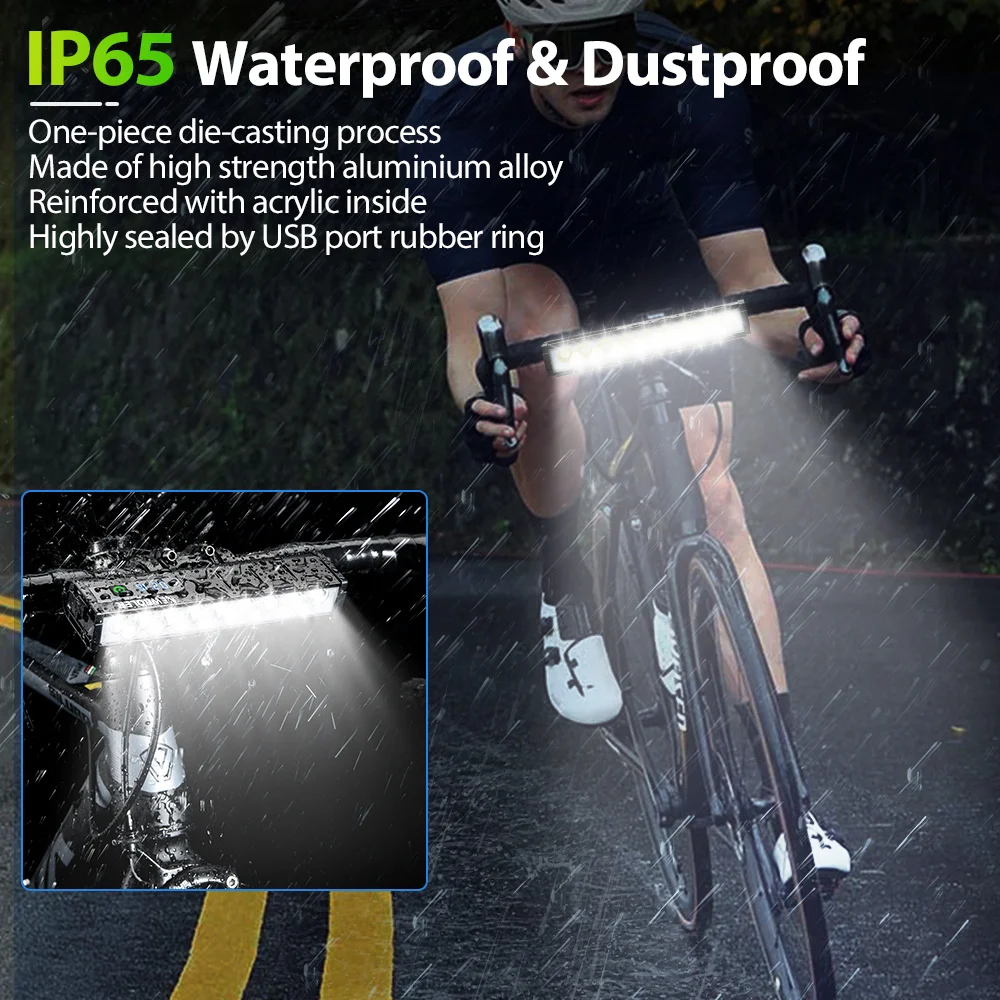 10000 mAh Fahrrad Licht 17 LED – Mountain Biking Backpack Bewertung und Preis